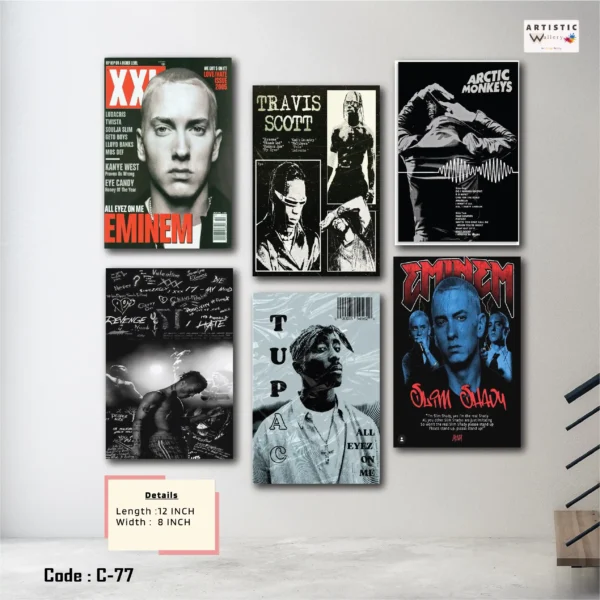 Music Album Wall Art