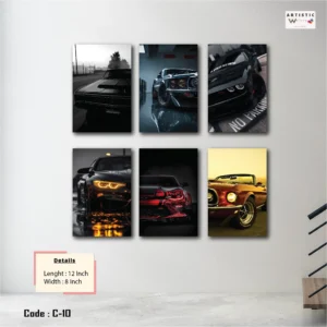 Dark Car, Mustang, Black, Camero Wall Art
