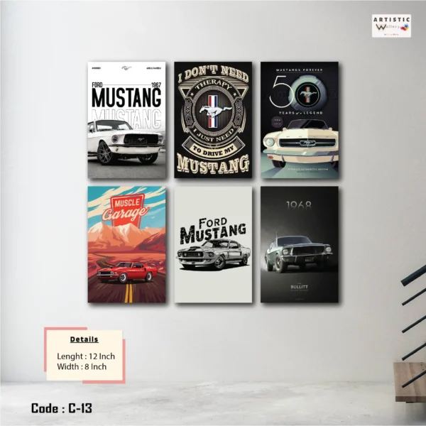 Mustang Car Wall Art