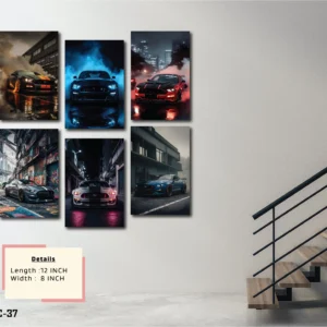 Mustang Colorful Wall Art