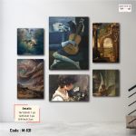 Premium Artistic Canvas Wall Art Set – Matte Laminated HD Gallery Wall Decor (Code: M-101)