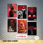 Hip Hop Rapper Poster Set of 6 | Music Artist Wall Art Prints | Premium Matte Laminated HD Posters on 3mm PVC Board | Modern Room Decor for Bedroom, Studio & Living Room (Code C-22)  Description  Upgrade your space with this Hip Hop Rapper Poster Set, a bold and stylish wall decor collection inspired by legendary rap and hip-hop culture. Featuring iconic artist-themed artwork and striking red-black aesthetics, this poster set adds a powerful vibe to any bedroom, music studio, gaming room, café, or living space.  Each poster is printed using high-resolution HD printing technology to ensure sharp details, deep contrasts, and vibrant colors that stand out on your wall. The premium matte lamination provides an anti-glare finish while protecting the artwork from fading over time.  Crafted on a durable 3mm PVC board, these posters are lightweight, waterproof, and designed for long-lasting use. The strong yet lightweight build ensures easy handling and a clean modern look.  Installation is quick and hassle-free. Each panel comes ready to hang with double-sided tape, so you can decorate your wall in minutes without drilling or damaging the surface. A frame option is also available for a more premium display.  This set is perfect for music lovers, hip-hop fans, and modern interior decor enthusiasts who want to add personality and artistic energy to their walls.  Available Size: • 8 × 12 Inches (A4)  Product Code: C-22  If you want, I can also make:  Short Amazon SEO title (better for ranking)  5 bullet points for marketplace listing  Instagram / WhatsApp selling caption.
