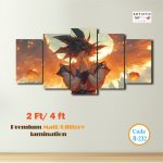 Dragon Ball Z Son Goku "Ethereal Angel" 5-Piece Wall Art