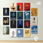Bangla Typography Wall Art Set – Premium Matte Laminated PVC Wall Decor (Code A-249)