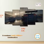 Pro Circuit Racing GT 5-Panel Wall Art – Premium Matte/Glittery HD Print on 3mm PVC (Code: B-362)