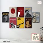 Satyajit Ray Classic Bengali Cinema Wall Art Set – Premium Matte Laminated PVC Panel (A-394)
