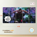 Artistic Wallery | Zoro "King of Hell" 5-Piece Anime Wall Art Set (B-617)
