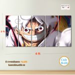 Artistic Wallery | Luffy Gear 5 "Joyboy" 5-Piece Anime Wall Art (B-618)