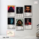 The Weeknd Legacy Collection – 6-Piece Premium Wall Art Set (Code: C-64)