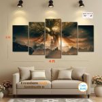 Elden Ring "Shadow of the Erdtree" Scadutree Landscape – 5-Panel Premium Matte PVC Wall Art (Code B-692)
