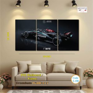 Luxury Black & Gold 3 Part Canvas